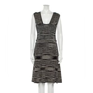 Missoni Stripe Knee Length Sheath Dress Sz 10
